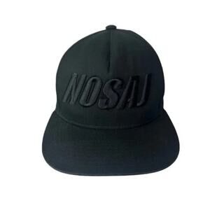 NOSAJ Authentics Be Bold Black‎ Hat Snapback Night Owl Embroidered Yupoong EUC